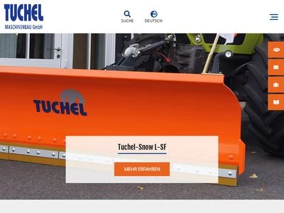 Website von Tuchel Maschinenbau GmbH