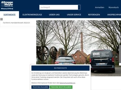 Website von Altrogge & Meyer GmbH & Co. KG