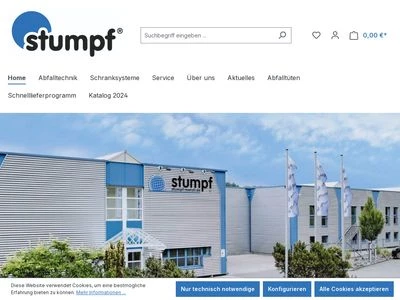 Website von Stumpf Metall GmbH