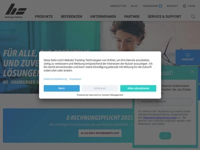 Website von HS - Hamburger Software GmbH & Co. KG