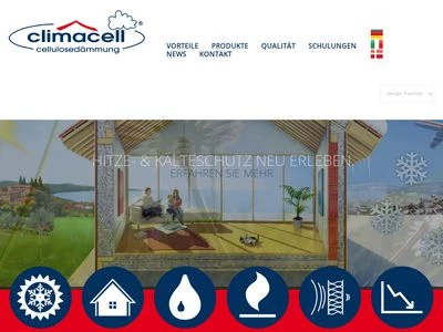 Website von CWA Cellulosewerk Angelbachtal GmbH