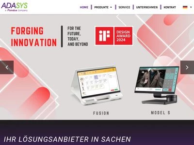 Website von ADASYS GmbH