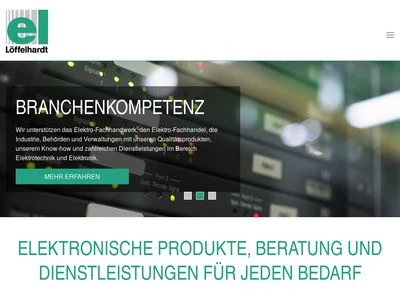 Website von Emil Löffelhardt GmbH & Co. KG