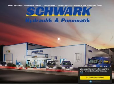 Website von SCHWARK Hydraulik & Pneumatik OHG