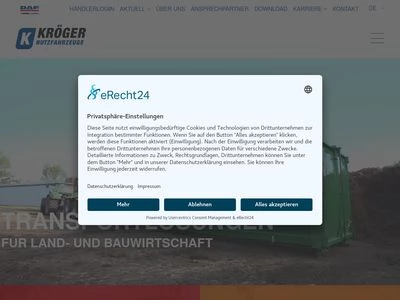 Website von Peter Kröger GmbH