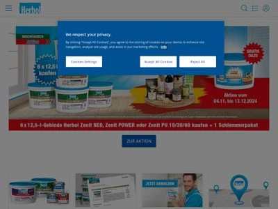 Website von Akzo Nobel Deco GmbH