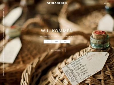 Website von Alfred Schladerer Schwarzwälder Hausbrennerei GmbH