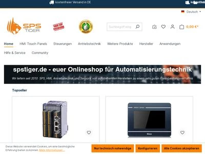 Website von spstiger GmbH