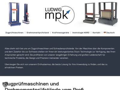 Website von mpk LUDWIG UG (haftungsbeschränkt)