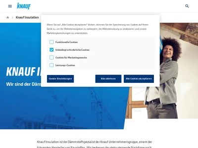 Website von Knauf Insulation GmbH