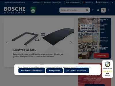 Website von Bosche GmbH & Co. KG