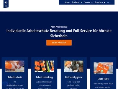 Website von ASTA GmbH & Co. KG