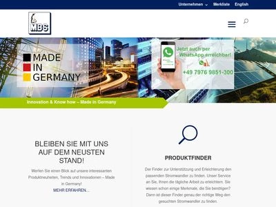 Website von MBS AG