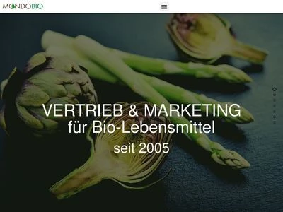 Website von MondoBio