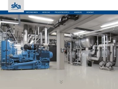 Website von ska GmbH