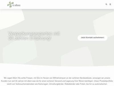 Website von erka Verpackungssysteme GmbH