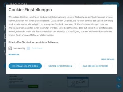 Website von INOCON GmbH 