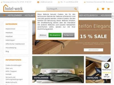 Website von hotel-werk