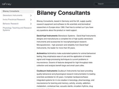 Website von Bilaney Consultants GmbH