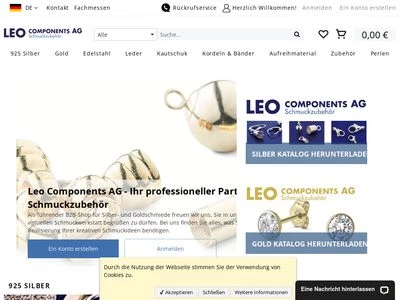 Website von LEO Components AG