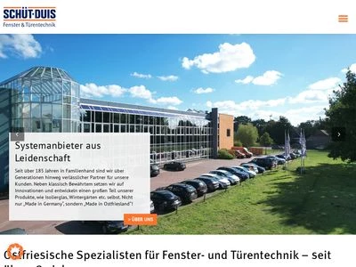 Website von Schüt-Duis Fenster & Türentechnik GmbH & Co. KG