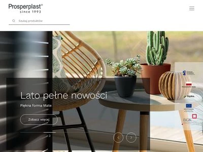 Website von PROSPERPLAST Deutschland GmbH