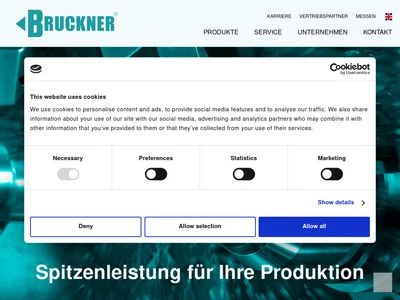 Website von Karl Bruckner GmbH