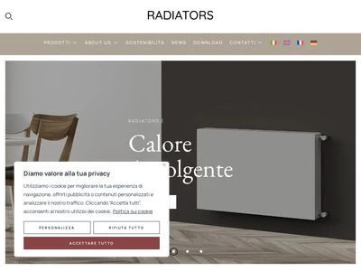 Website von DL RADIATORS DL Radiators S.p.A.