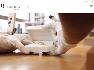 Website von Breuning GmbH