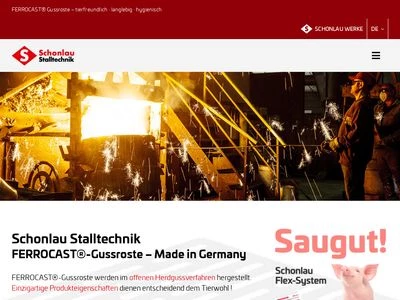 Website von SCHONLAU WERKE