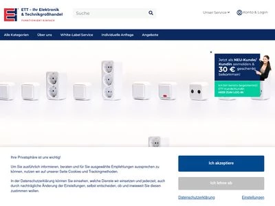 Website von ETT Marketing GmbH