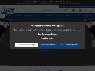 Website von joke Technology GmbH