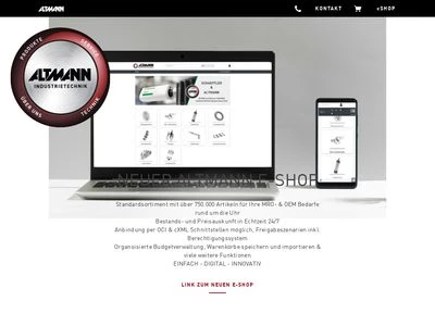 Website von ALTMANN GmbH & Co. KG