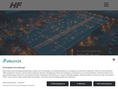 Website von Hofmann Fördertechnik GmbH