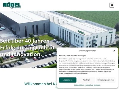 Website von Nögel Montagetechnik Vertriebsgesellschaft mbH