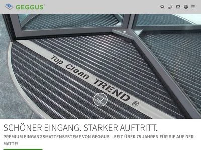 Website von GEGGUS GmbH