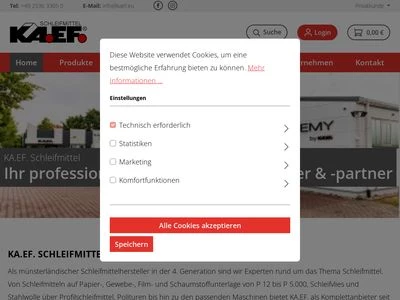 Website von Klaus-R. Falk GmbH