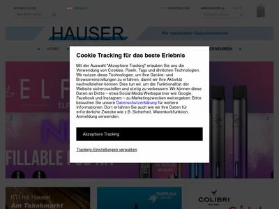 Website von Hermann Hauser GmbH