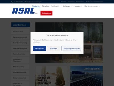 Website von Hermann ASAL GmbH Baubeschlag