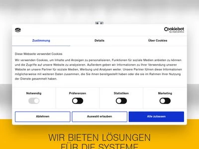 Website von PASS Stanztechnik AG