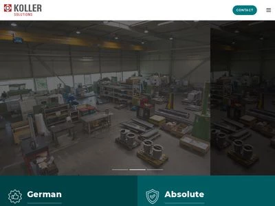 Website von KOLLER Maschinen- und Anlagenbau GmbH