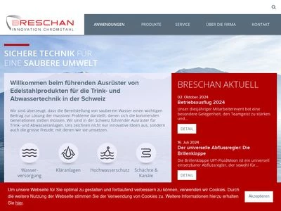 Website von HELMUT BRESCHAN AG