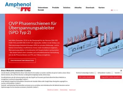 Website von Friedrich Göhringer Elektrotechnik GmbH