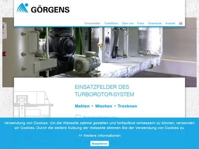 Website von Mahltechnik Görgens GmbH