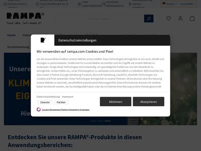 Website von RAMPA GmbH & CO. KG