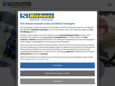 Website von Th. Niehues GmbH