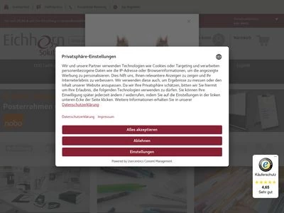 Website von Eichhorn Solutions GmbH