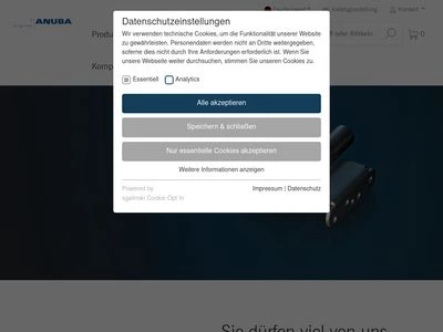 Website von Anuba AG