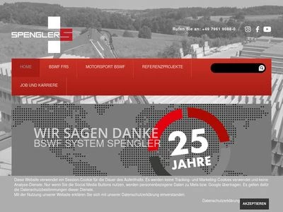 Website von Hermann Spengler GmbH & Co. KG 