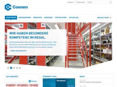 Website von Coenen Neuss GmbH & Co. KG